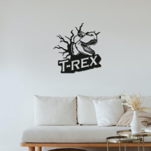 muurdecoratie T-rex